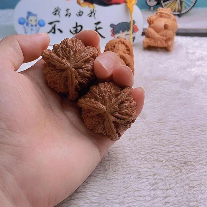 把件文玩核桃小*三棱