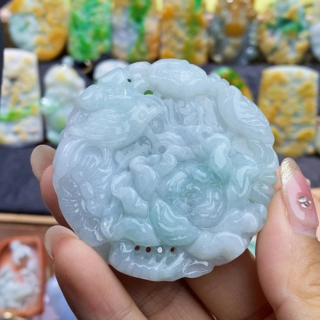 定制翡翠未镶嵌翡翠A货一物一证