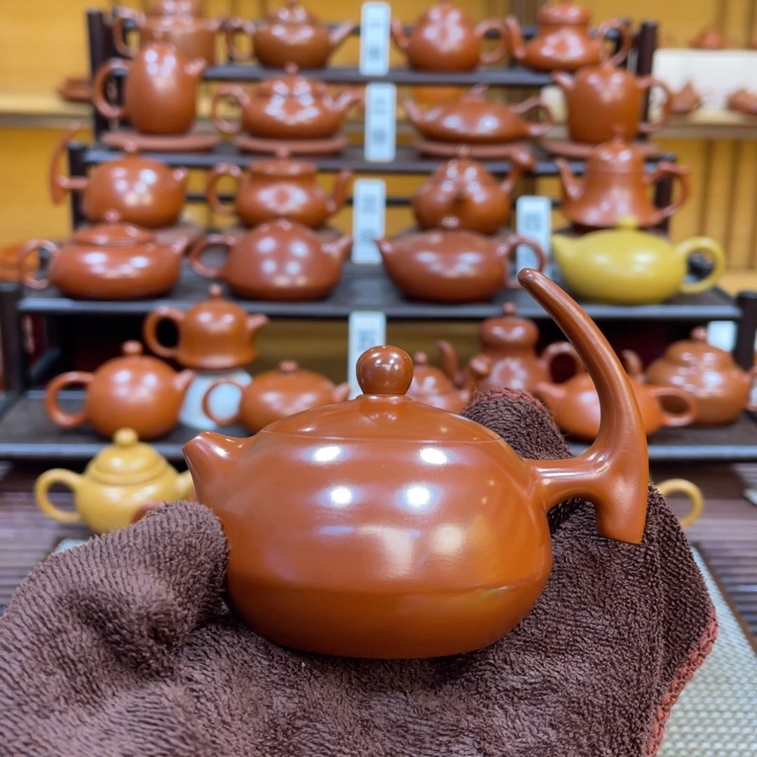 茶壶紫砂半把 110-130cc