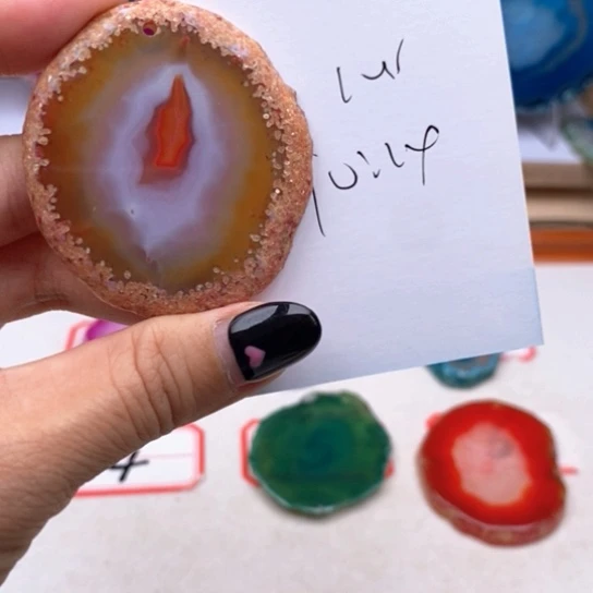 玛瑙/玉髓颈饰足银镀金镶嵌移*