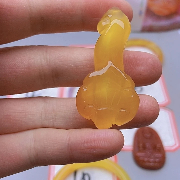 【闪购商品】玛瑙/玉髓珠宝半成品未镶嵌笑*