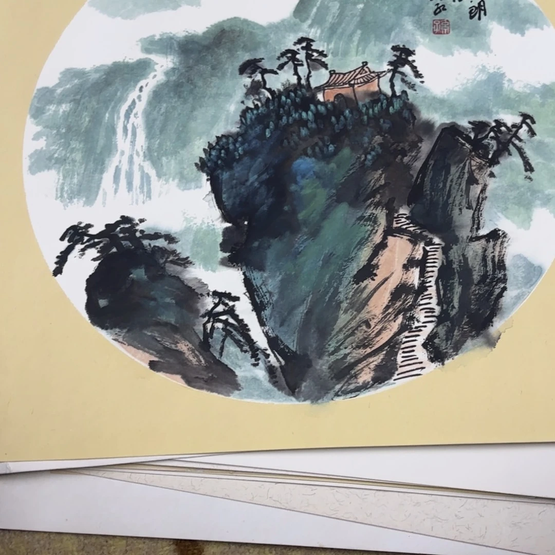 国画38-38卡纸作品艺