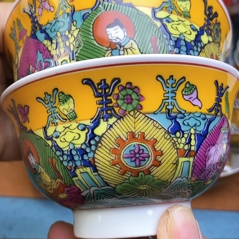 景德镇陶瓷藏式茶碗