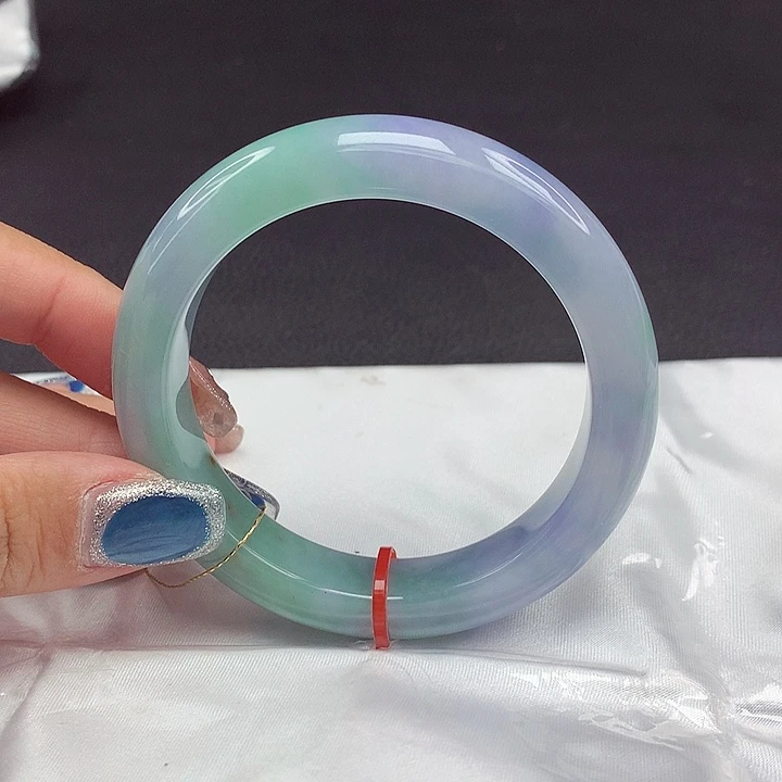 未镶嵌手镯翡翠55圈653