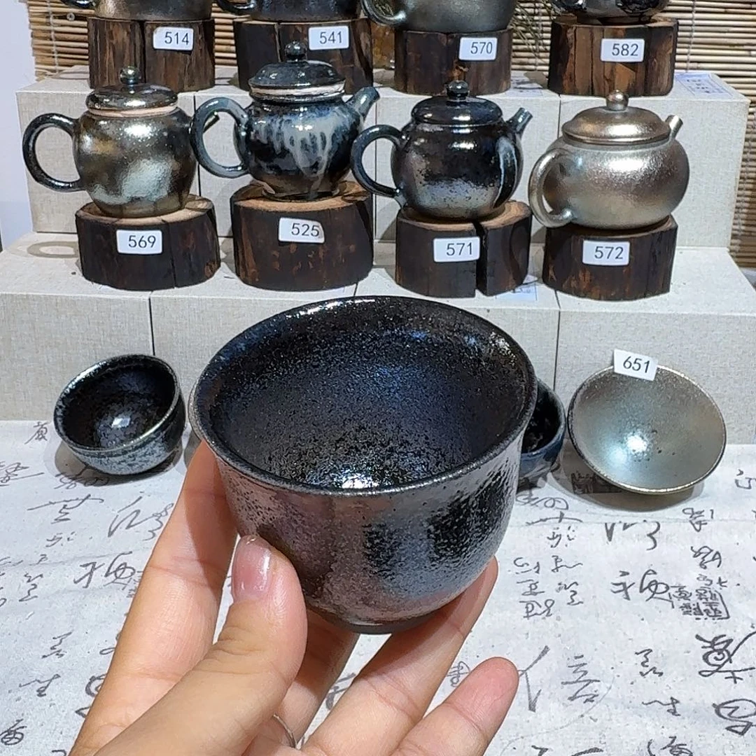 杯建水紫陶紫泥柴烧杯