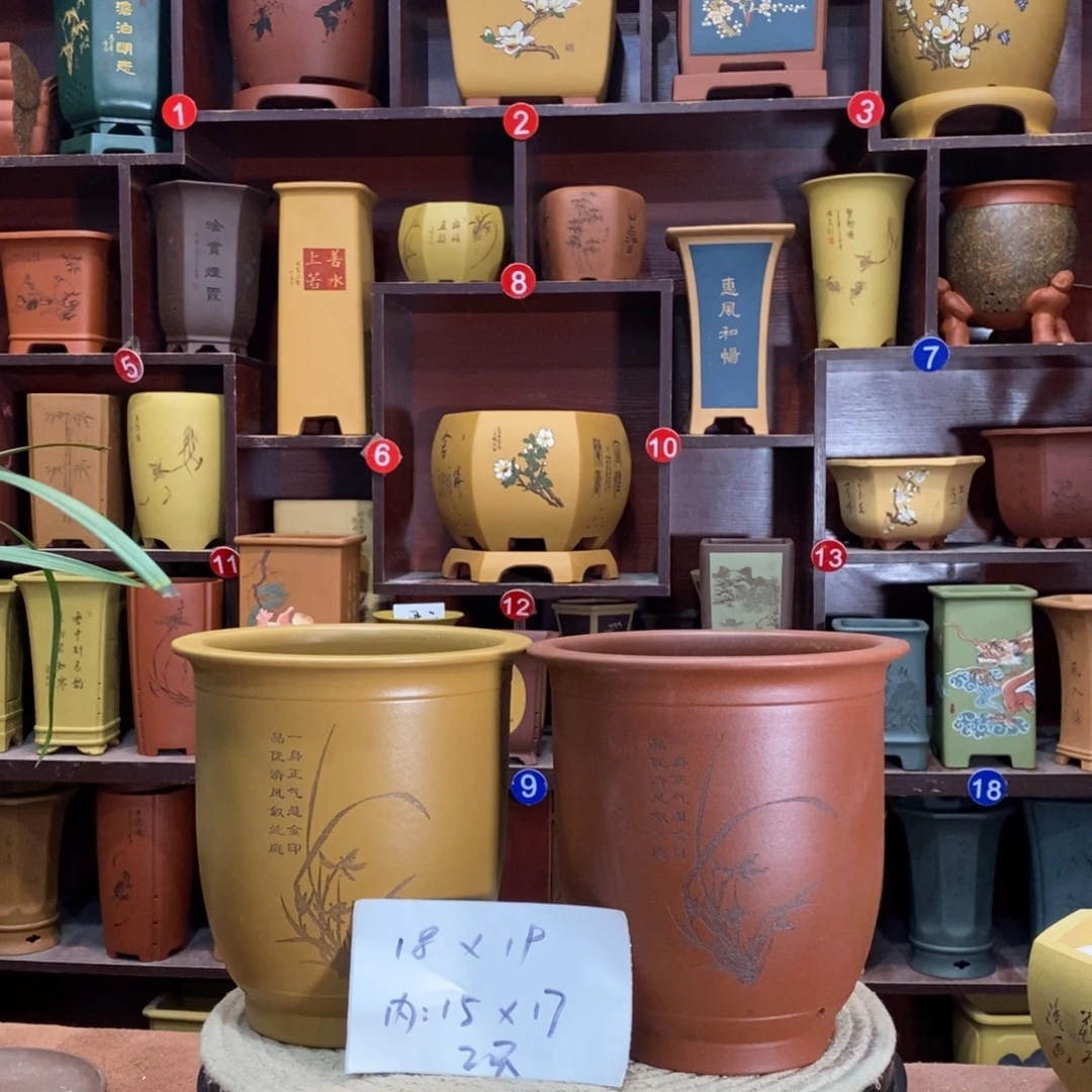 紫砂花盆紫砂艺术