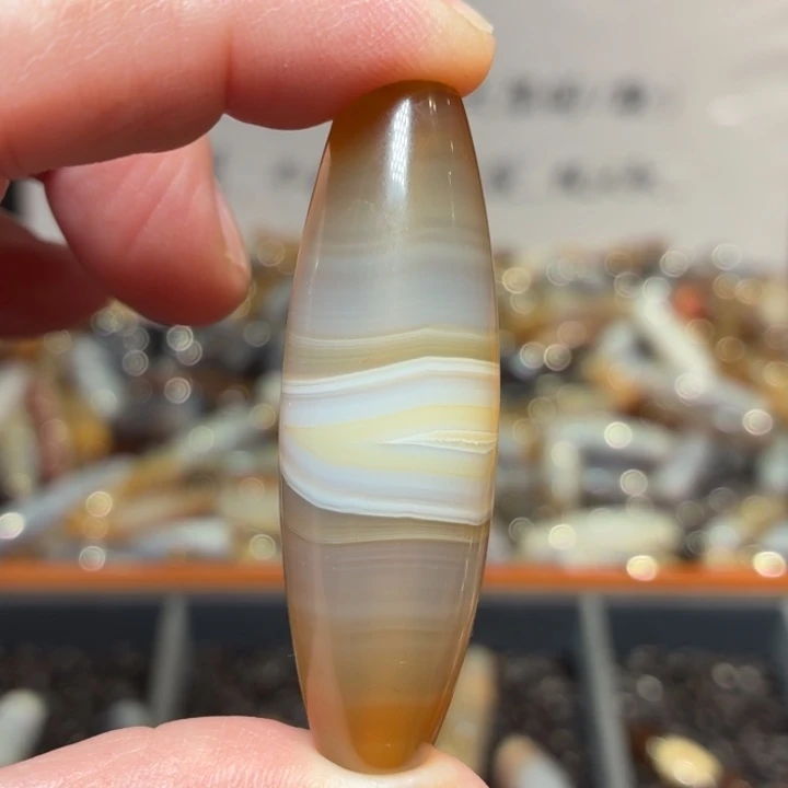 玛瑙/玉髓散珠_HEIMORI 天然天珠