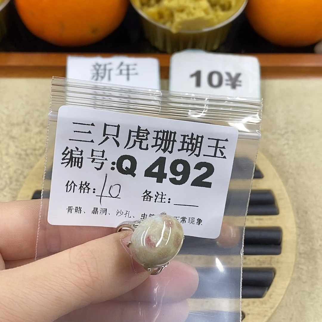 硅化珊瑚（珊瑚玉）1未镶嵌?****