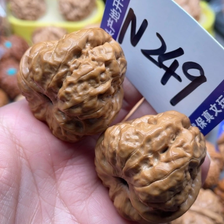 文玩核桃把件蛙蛙40尺