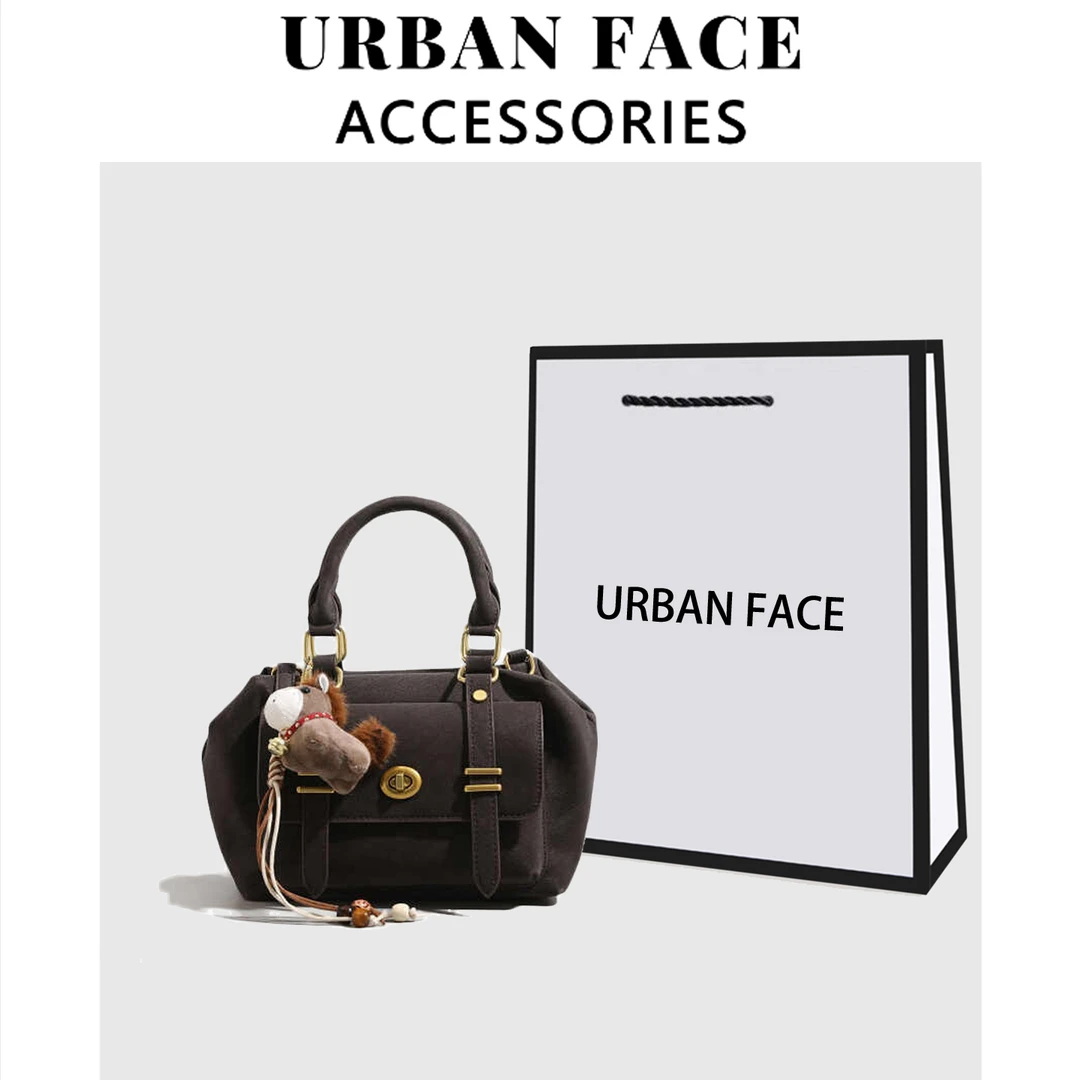 【赵露思同款】URBAN FACE复古小方包小众百搭手拎斜挎包通勤单肩包
