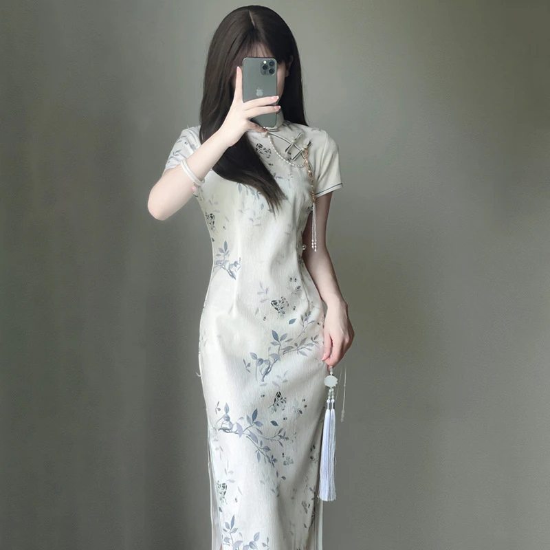 绝美旗袍2025新款夏季改良年轻款少女气质新中式日常可穿超好看潮