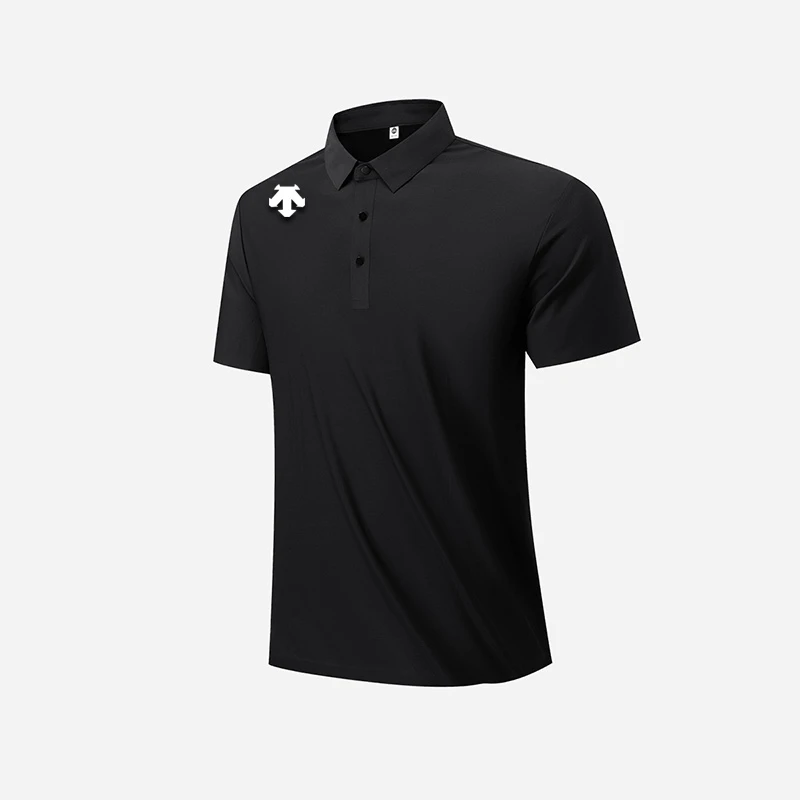 618活动  迪家新款D-2025轻奢舒适男女同款短袖无痕百搭黑色T恤