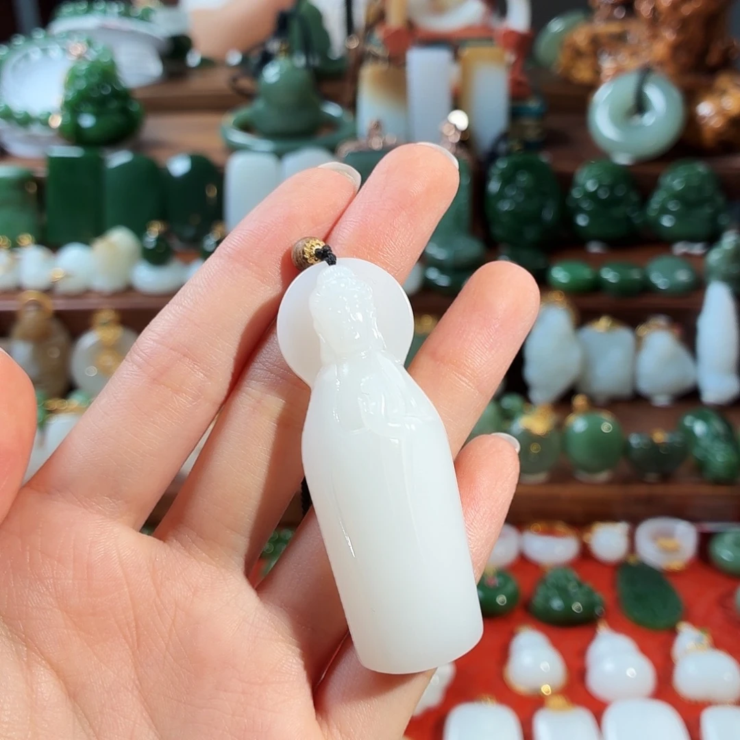 Y***e和田玉未镶嵌吊坠(不含链)T