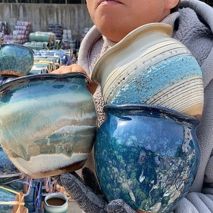 红陶正品颜色不挑。高15口16左右