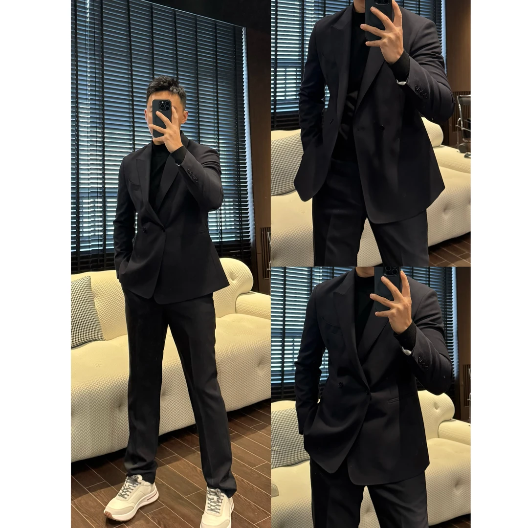 【阿杜先生·迪/Cd/枪驳头套西】高级新贵70羊毛高级西服套装 827501