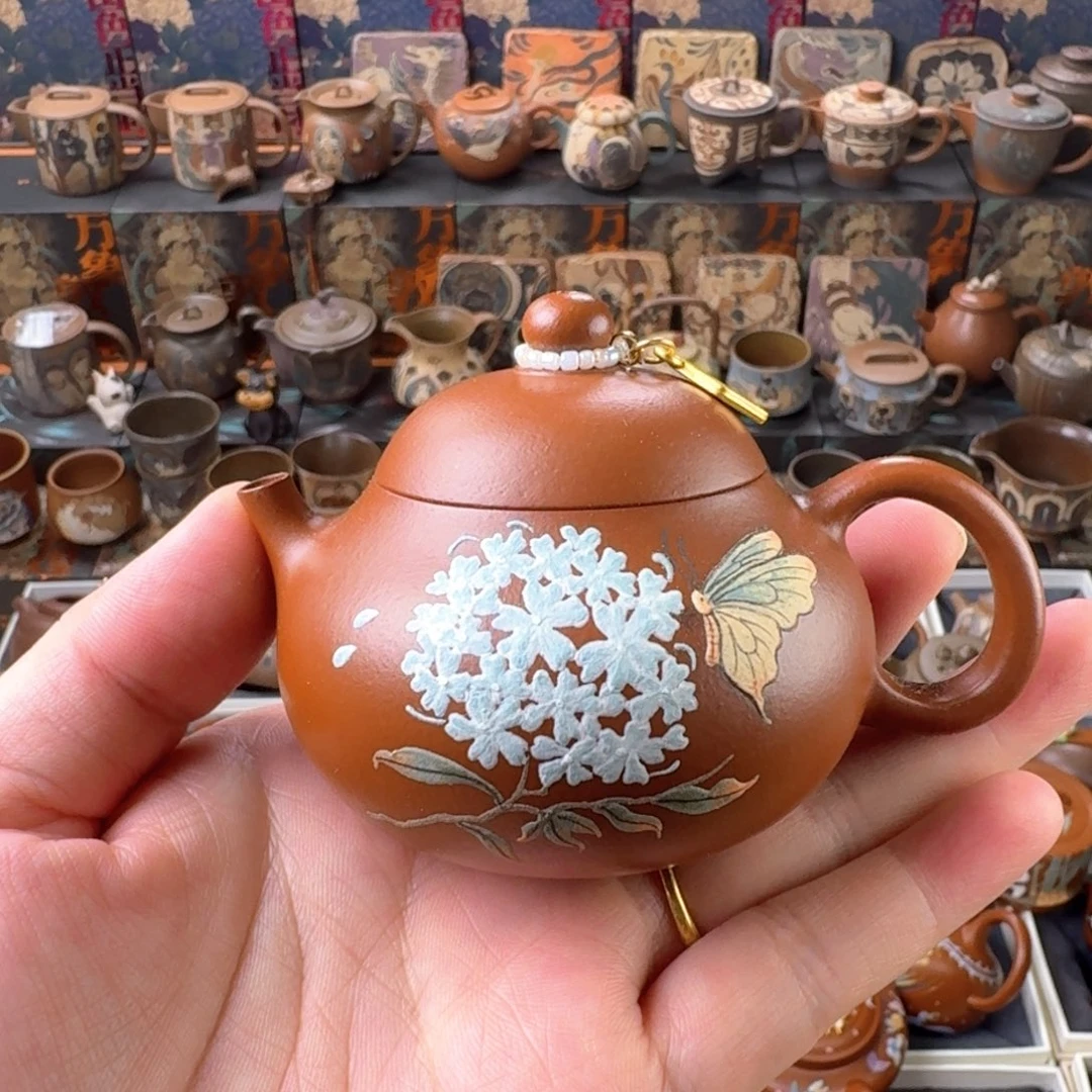 茶壶紫砂100cc原矿精工半手