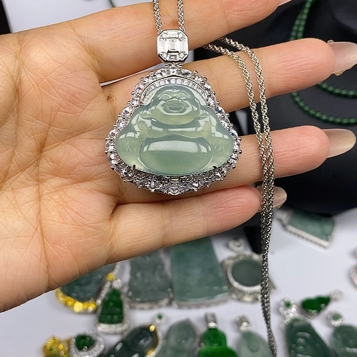 翡翠未镶嵌耳饰翡翠未镶嵌挂件