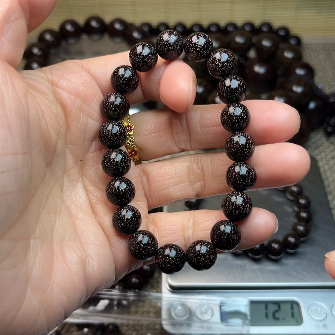 檀香紫檀（小叶紫檀）1.0 19颗 爆星