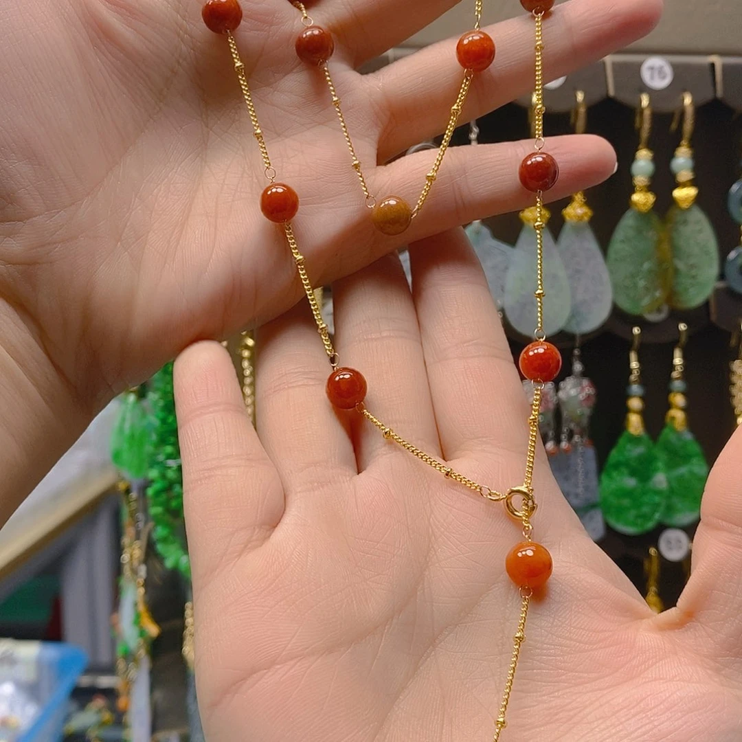 颈饰未镶嵌翡翠翡翠