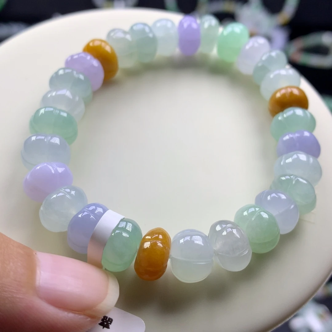 未镶嵌手串翡翠卡9.5