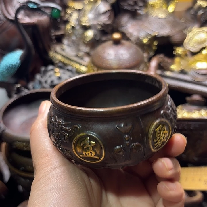 铜器摆件收收藏藏