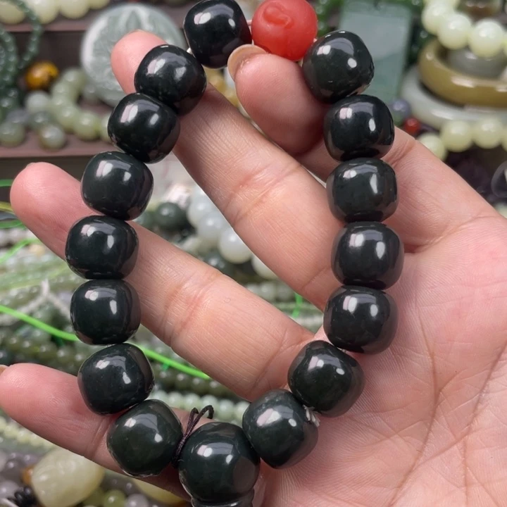 和田玉未镶嵌套链