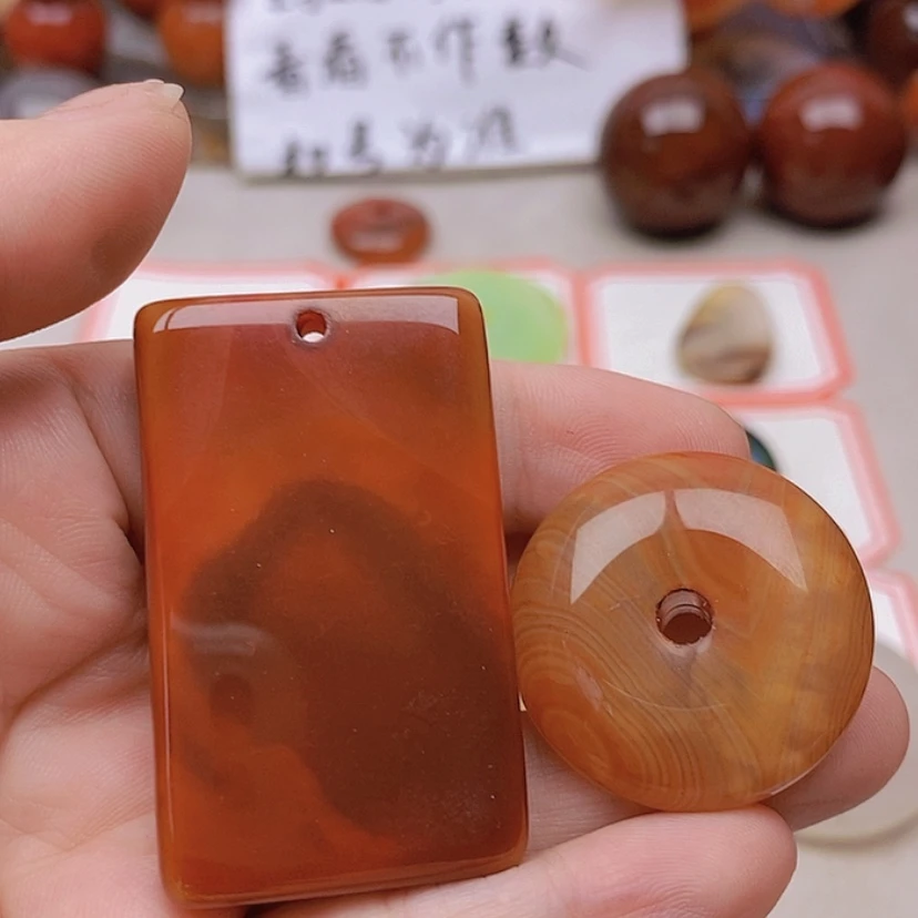 【闪购商品】未镶嵌玛瑙/玉髓珠宝半成品?**～
