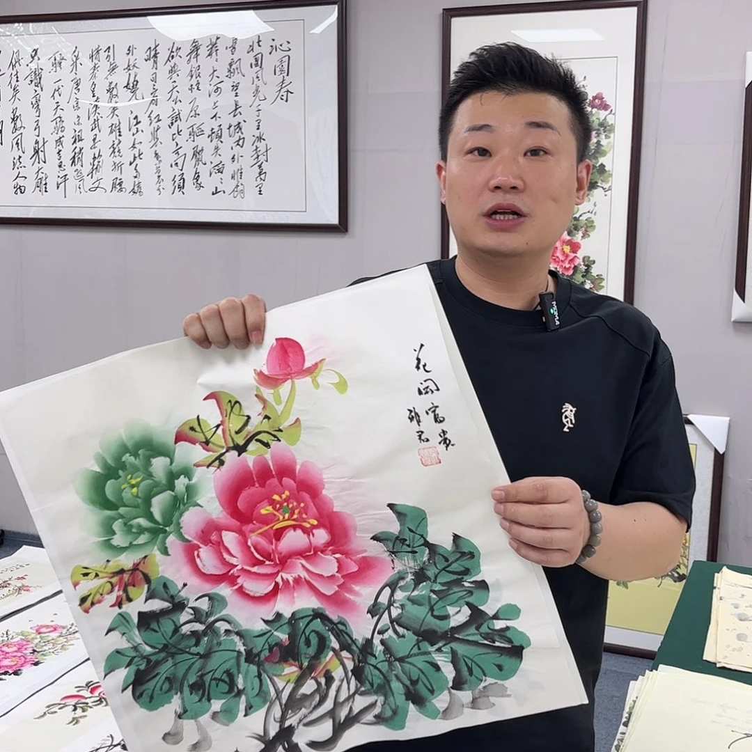 国画国画作品宣纸纯手绘