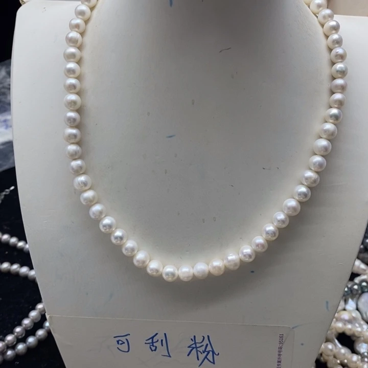 颈饰合金淡水珍珠