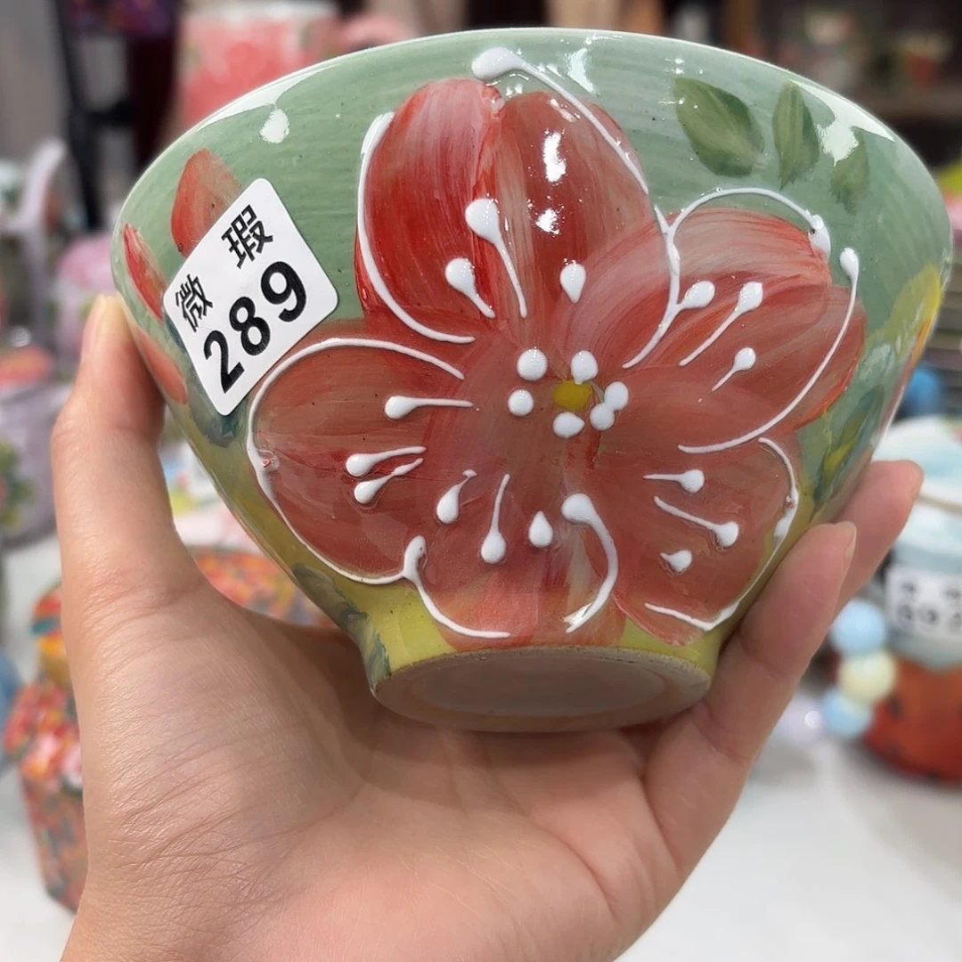 景德镇手绘高温釉下彩陶瓷茶具
