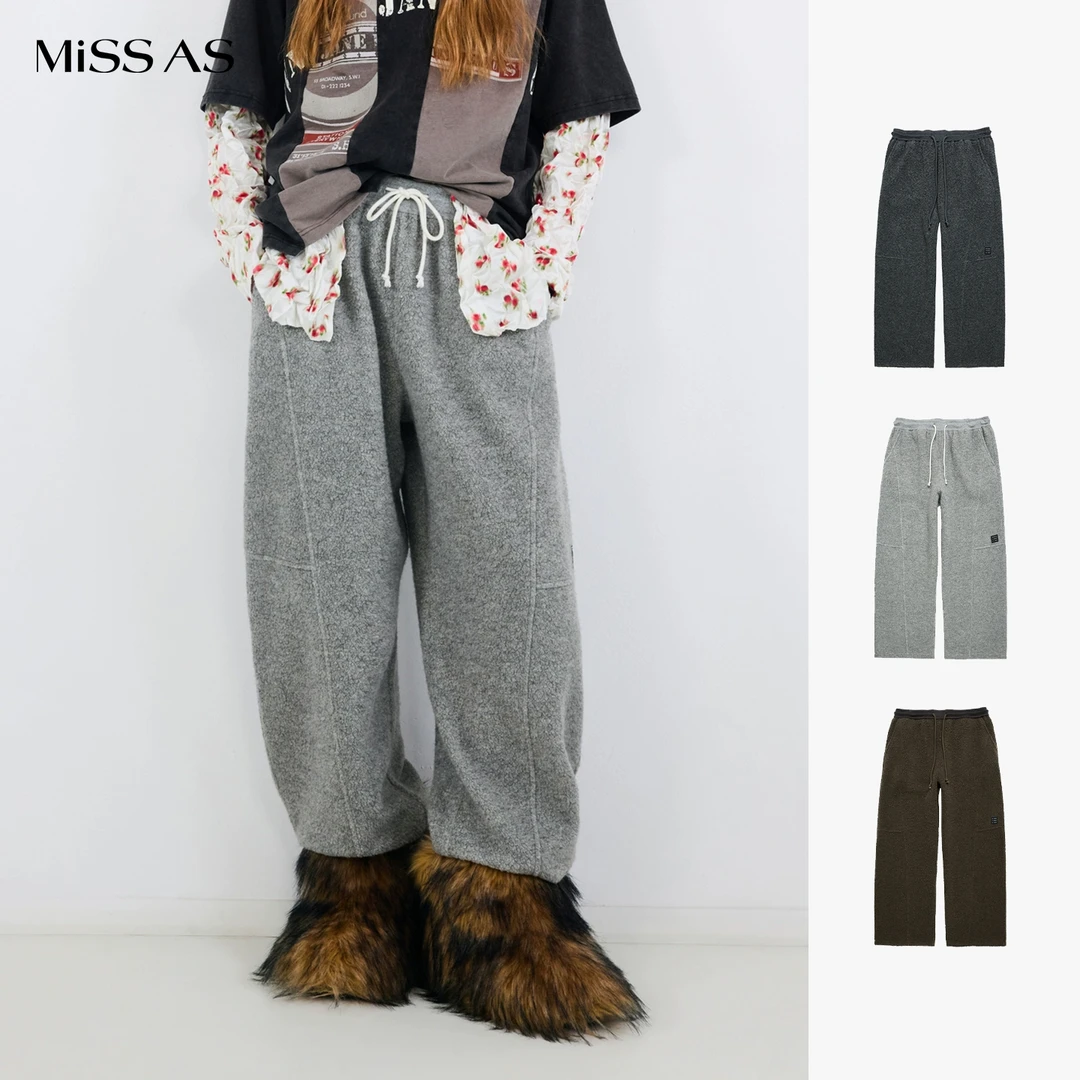 【VVNK JANE PLUS】百搭卫裤休闲裤子抽绳25秋冬新款MISSAS买手店