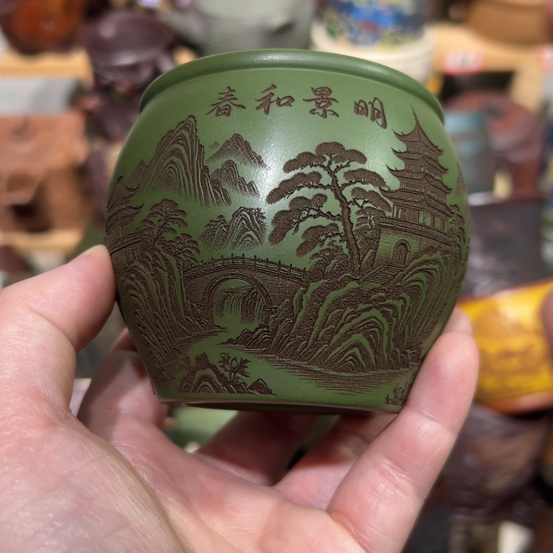 紫砂茶杯宜兴紫砂主人杯