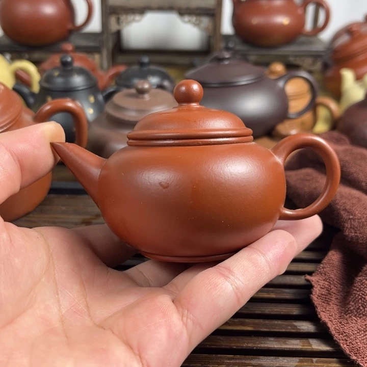 紫砂茶壶原矿紫砂半手工制作