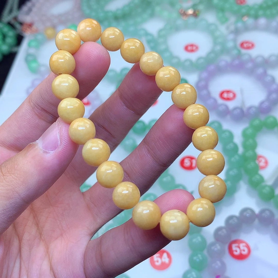 翡翠未镶嵌毛衣链