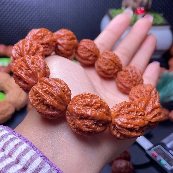 手串文玩核桃火焰纹龙脊23