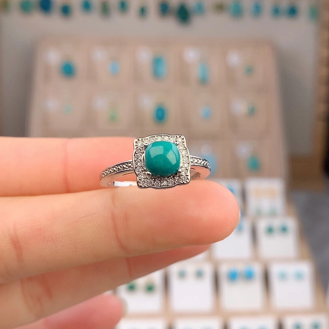 绿松石未镶嵌戒指