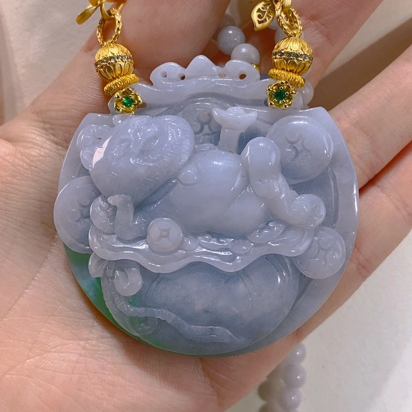 【闪购商品】翡翠未镶嵌颈饰吊坠