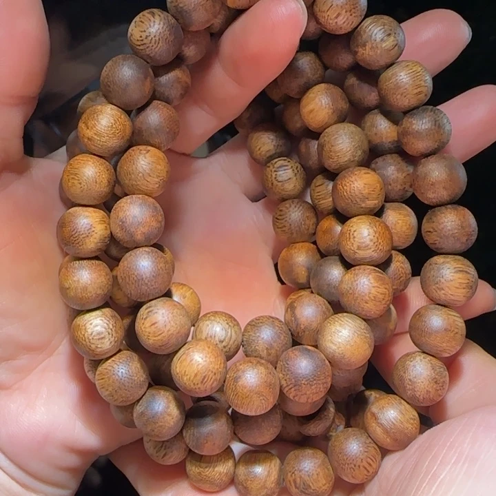 手串沉香海南老白棋1.1手串56克+