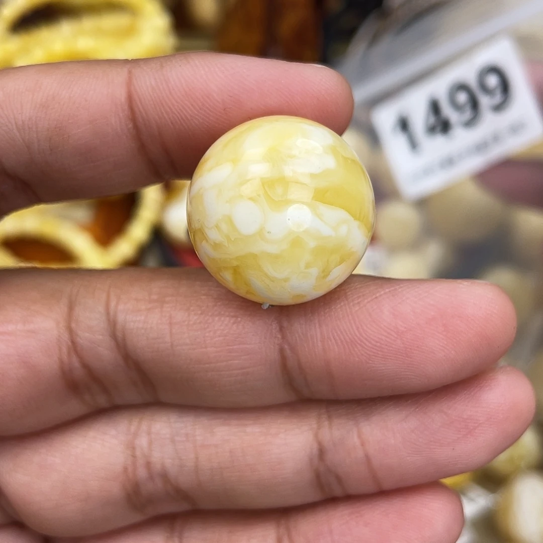 蜜蜡未镶嵌珠宝奇石粉21.6