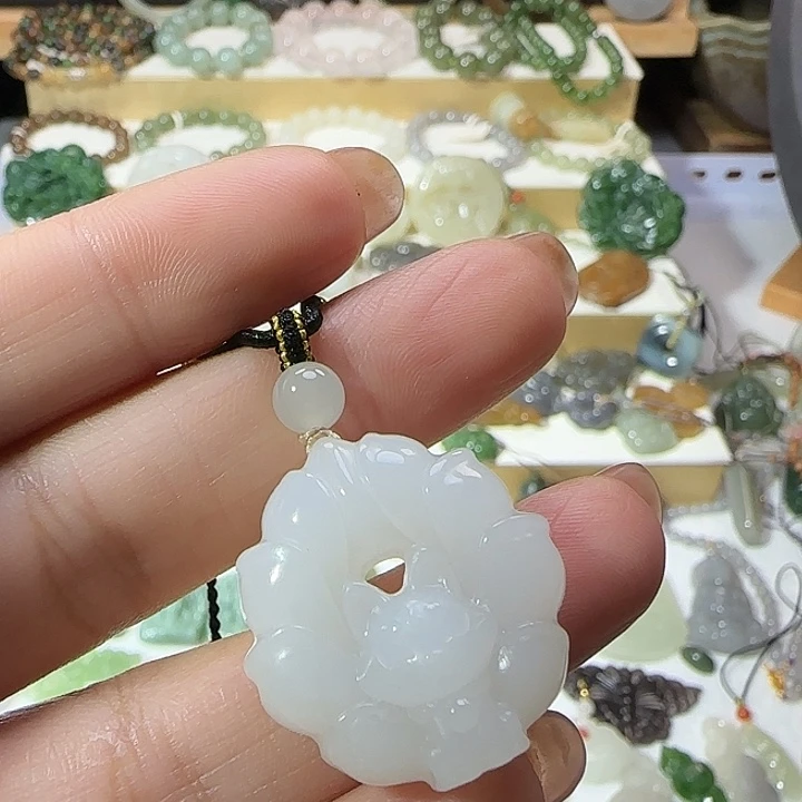 河***号和田玉未镶嵌吊坠(赠链)凤九