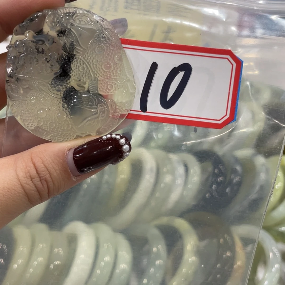 蛇纹石玉戒指合金