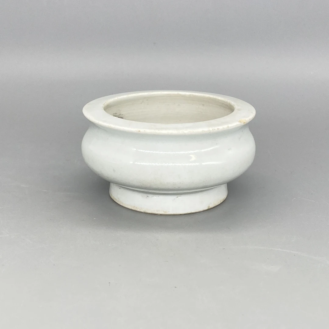 52501023*民国德化白釉小香炉/瓷器五/江苏省文物总店