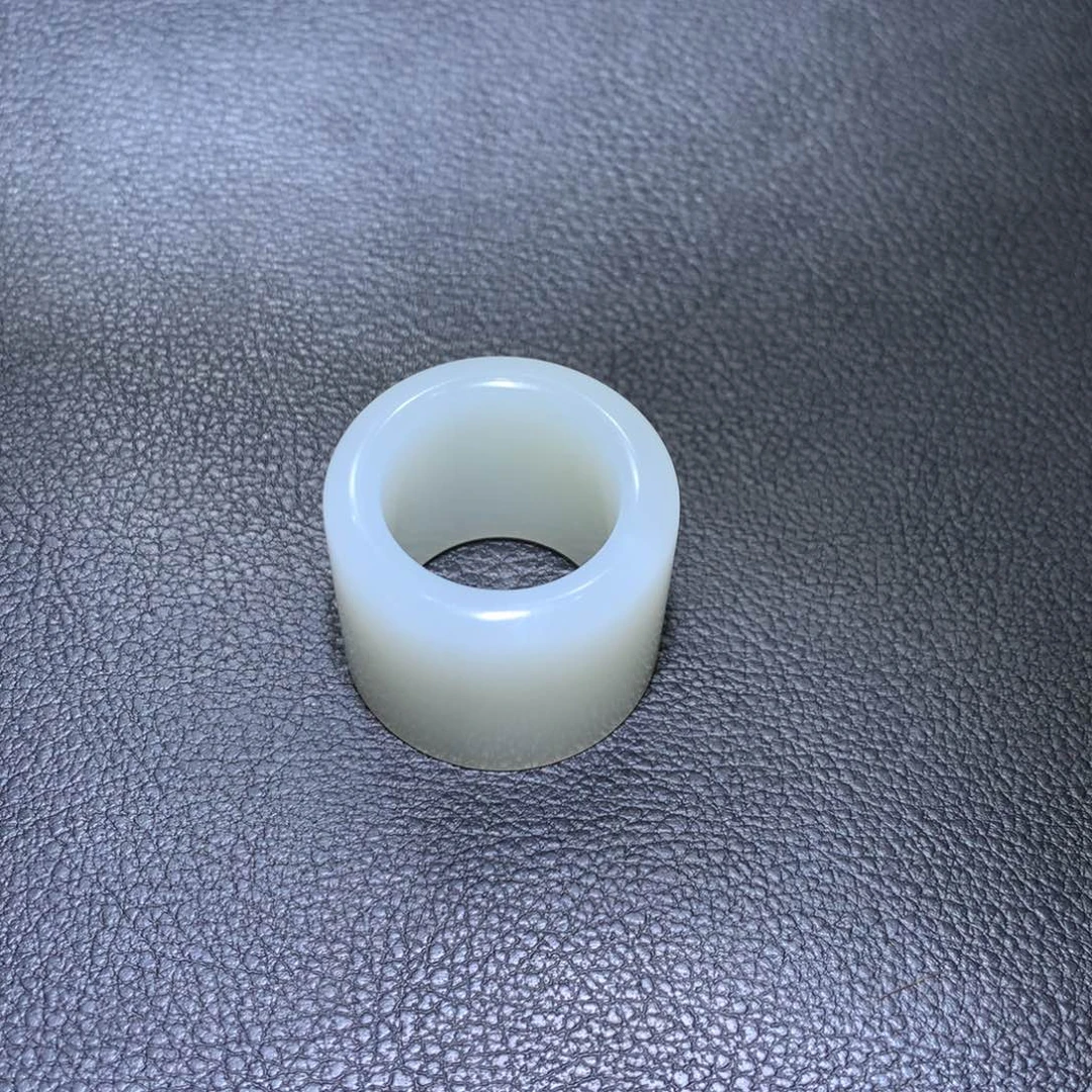 和田玉戒指未镶嵌八*雪