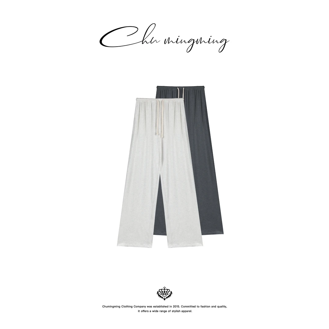 【CHU/2025SSNEW】《机场服》抽绳慵懒遛弯裤NH25146-1