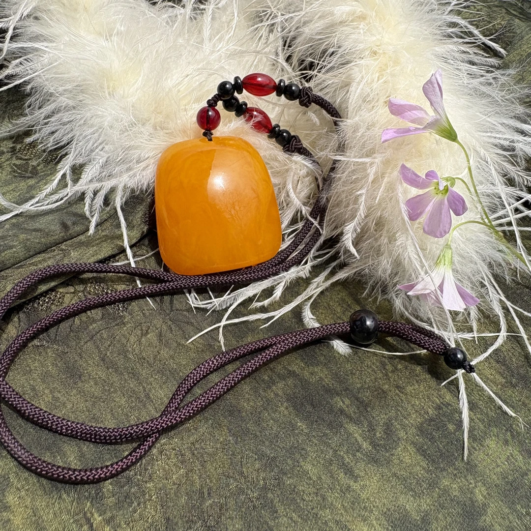 DF1802波斯新蜜  平安无事牌项链