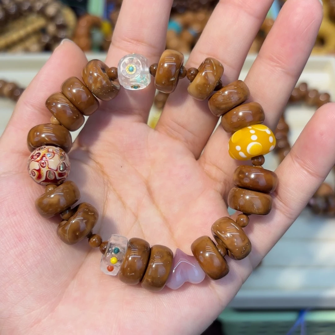 吊坠白玉菩提库克甜甜圈