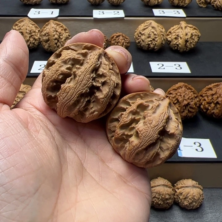 文玩核桃把件秦岭野生植物核桃