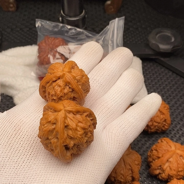 强***腰手串/手链核桃拼接白狮2