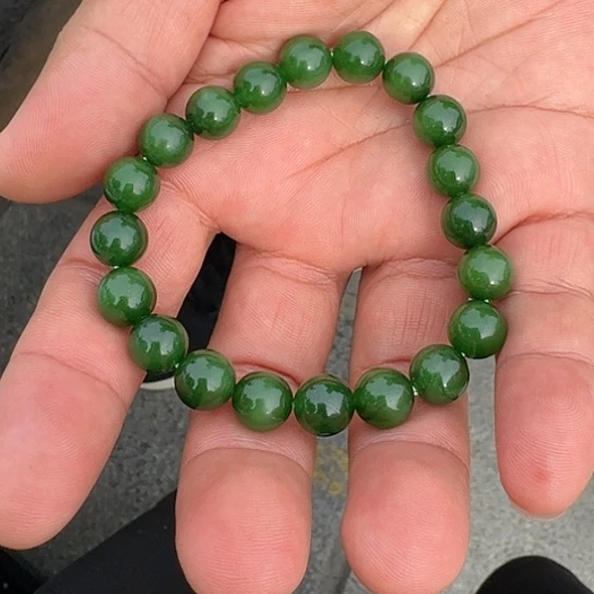 未镶嵌手串和田玉卡10