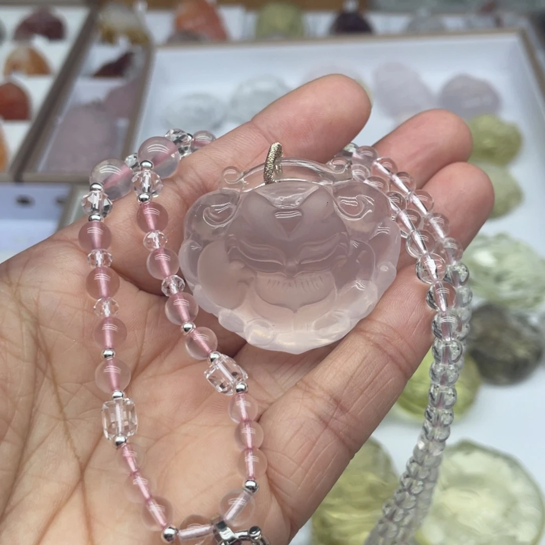 水晶吊坠(不含链)未镶嵌正***哼